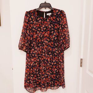 Calvin Klein flowered dress 12P